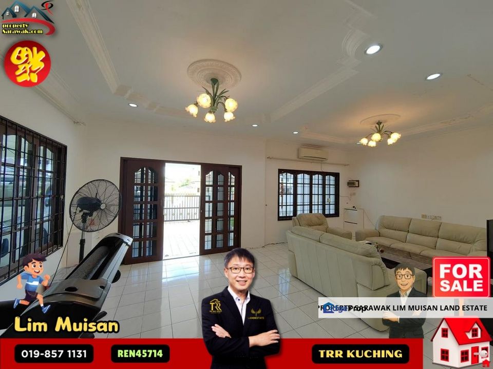 Double Storey Semi Detached at Taman Hui Sing in Kuching for Sale, Sarawak, Kuching