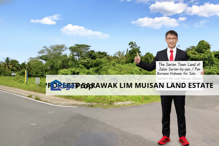 The Serian Town Land at Jalan Serian-by-pass / Pan Borneo Highway for Sale, Sarawak, Kota Samarahan