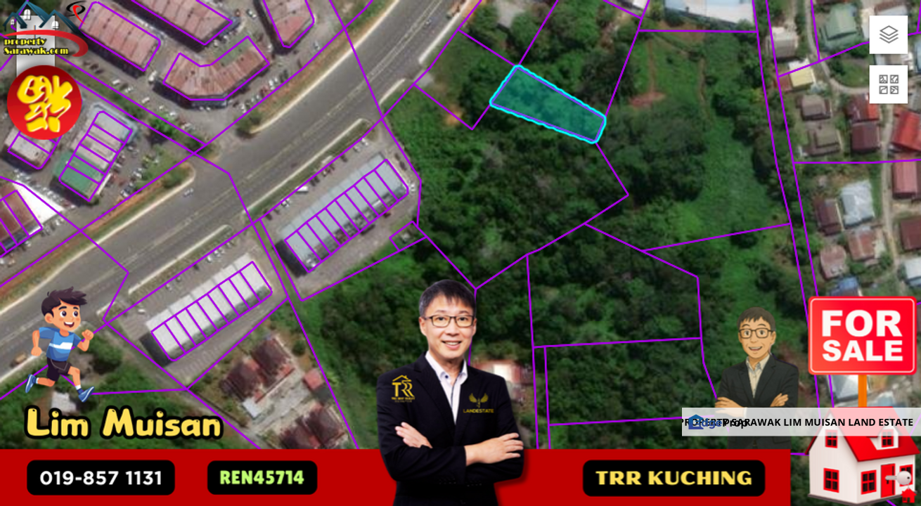 The Serian Town Land at Jalan Serian-by-pass / Pan Borneo Highway for Sale, Sarawak, Kota Samarahan