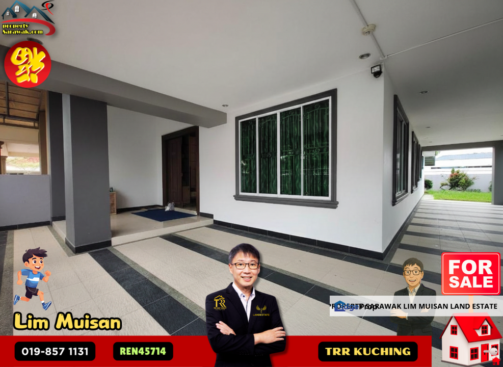 Double Storey Semi Detached House at Polarwood Estate in Kuching for Sale, Sarawak, Kuching