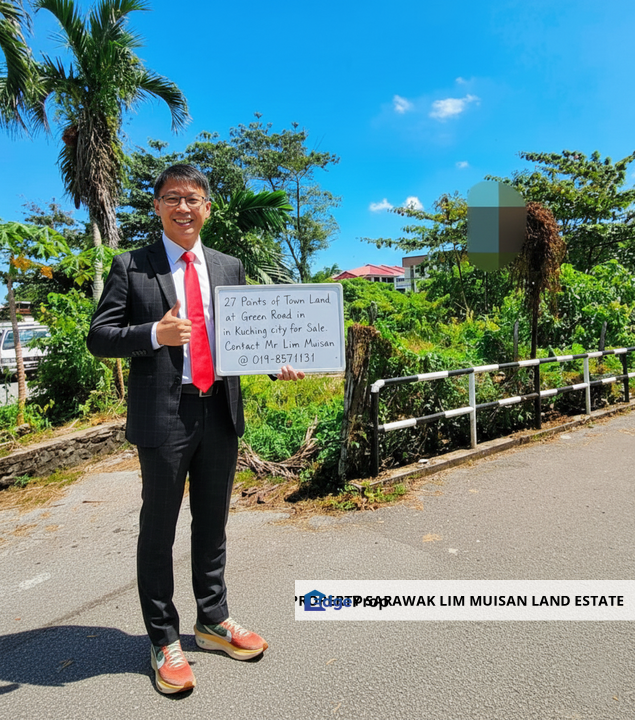 27 Points of Town Land at Green Road in Kuching city for Sale , Sarawak, Kuching