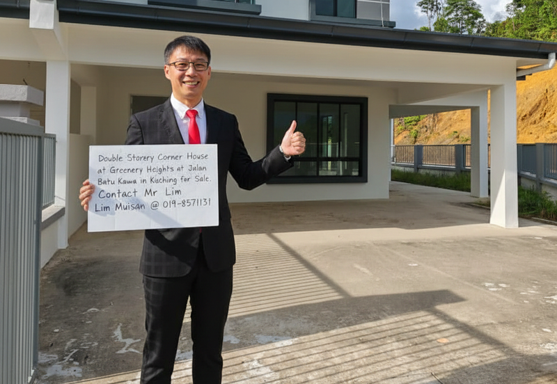 [FOR SALE] NEW Double Storey Corner @ Greenery Heights, Batu Kawa, Kuching