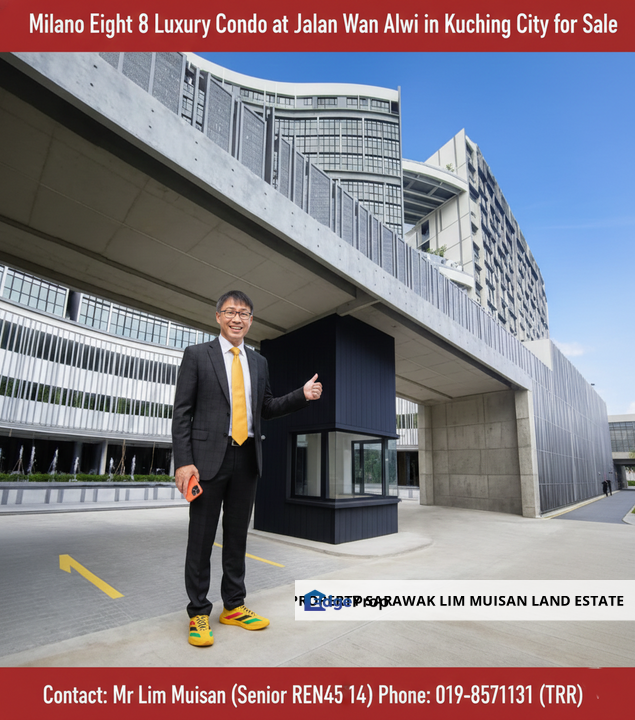 Milano Eight 8 Luxury Condo at Jalan Wan Alwi in Kuching City for Sale , Sarawak, Kuching