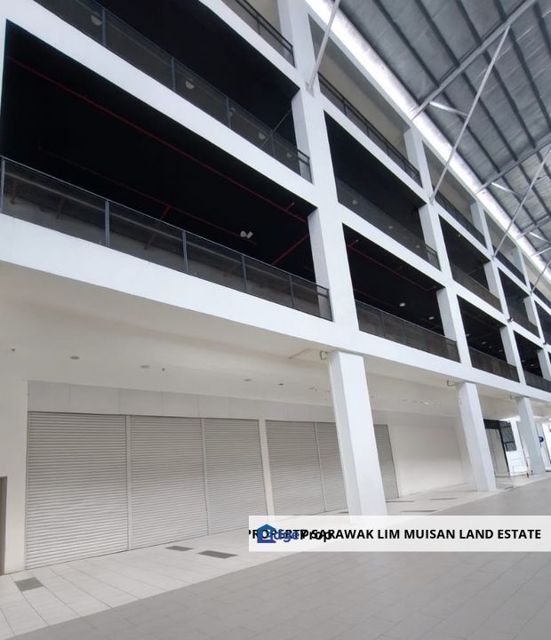 Prime 2 Adjoining Ground Floor Commercial Shoplots @ The Podium, Fronting Jalan Keretapi – For Rent, Sarawak, Kuching