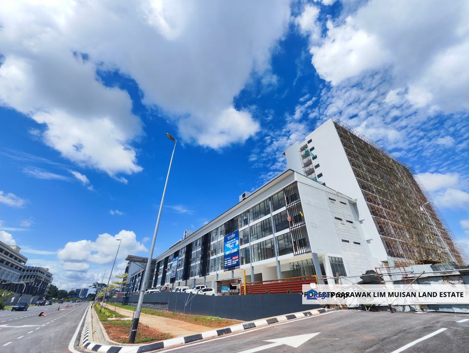 Prime 2 Adjoining Ground Floor Commercial Shoplots @ The Podium, Fronting Jalan Keretapi – For Rent, Sarawak, Kuching