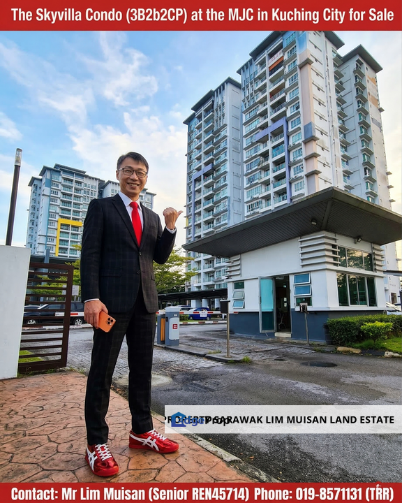 The Skyvilla Condo (3B2b2CP) at the MJC New Township in Kuching for Sale, Sarawak, Kuching