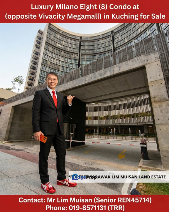 Luxury Milano Eight (8) Condo at (opposite Vivacity Megamall) in Kuching for Sale , Sarawak, Kuching