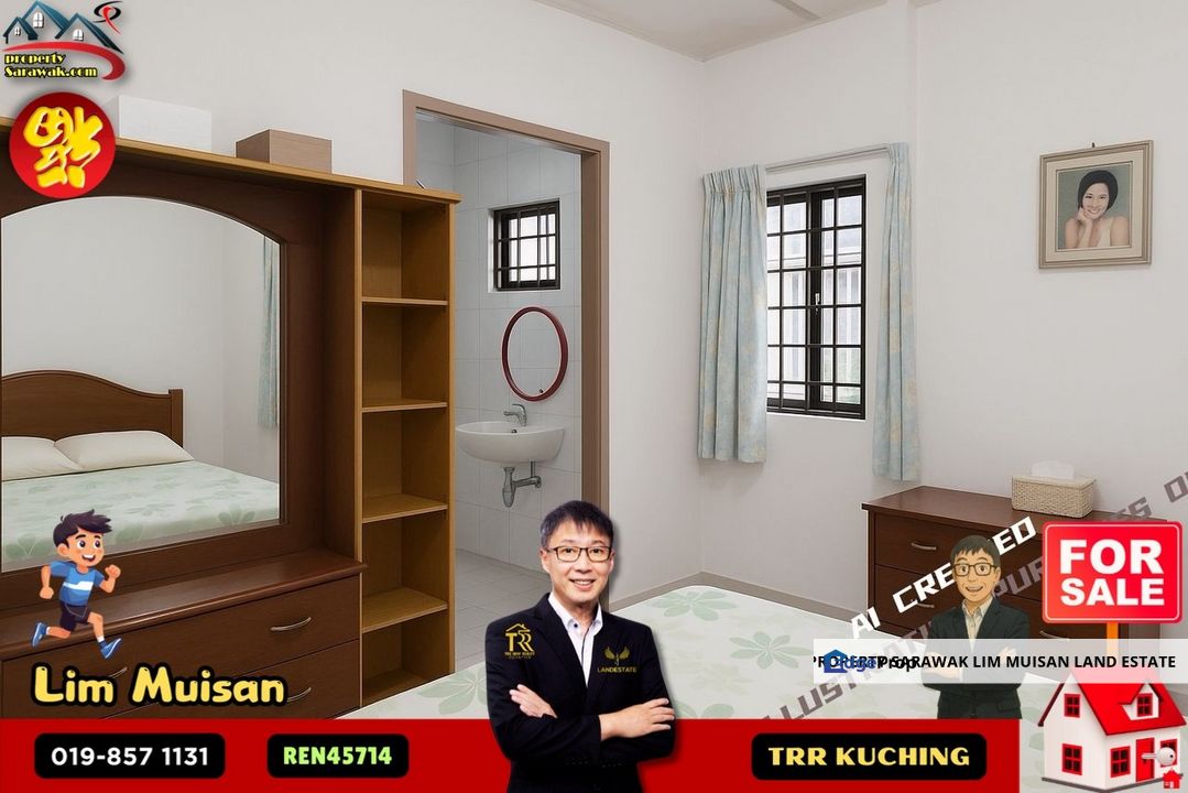 Double Storey Semi Detached at Lorong Stampin Tengah / Green Heights in Kuching for Sale, Sarawak, Kuching