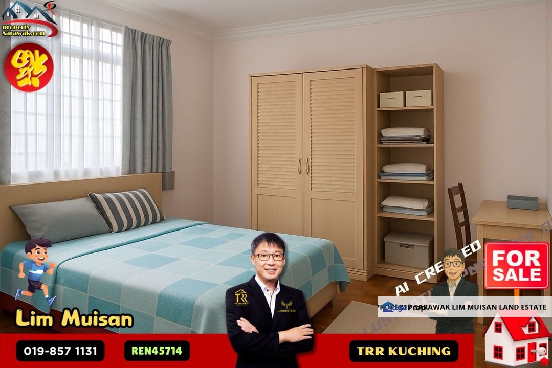 Double Storey Semi Detached at Lorong Stampin Tengah / Green Heights in Kuching for Sale, Sarawak, Kuching