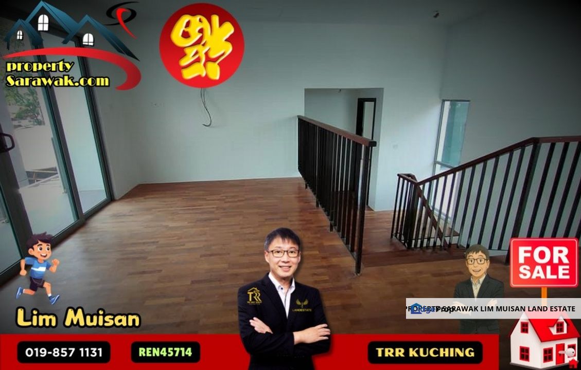 3-Storey Detached House at Windsor Estate Jalan Hup Kee in Kuching for Sale, Sarawak, Kuching