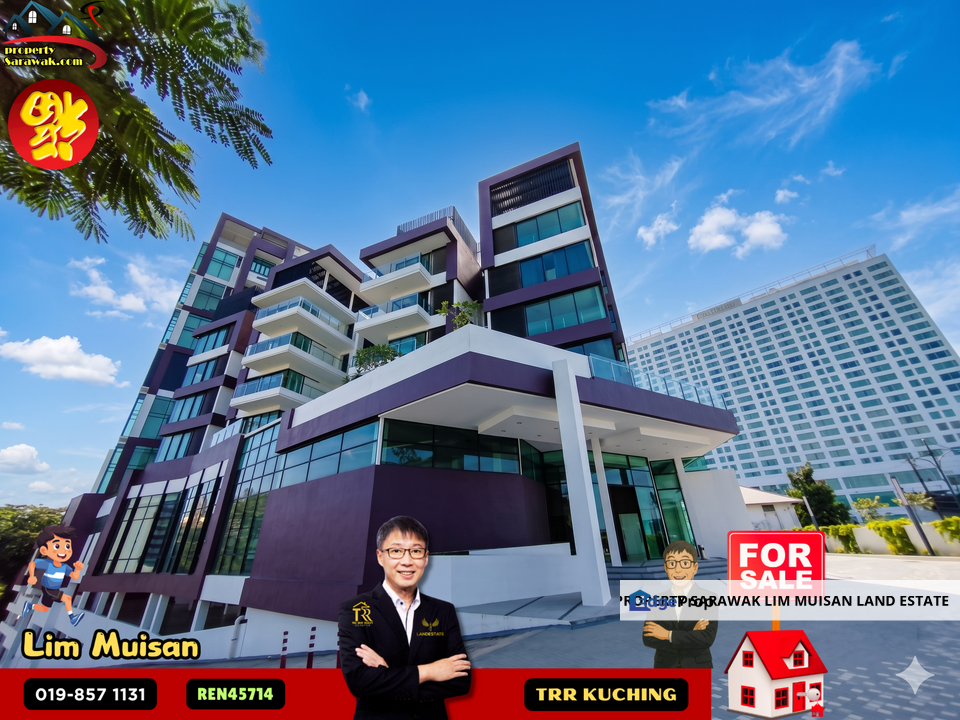 Level-9-10: Lagenda SOHO Duplex Apartment at Jalan Mathies in Kuching for Sale, Sarawak, Kuching