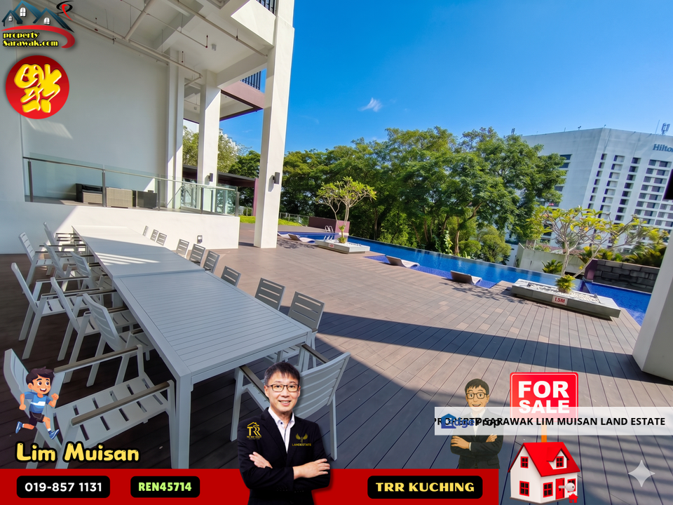 Level-9-10: Lagenda SOHO Duplex Apartment at Jalan Mathies in Kuching for Sale, Sarawak, Kuching