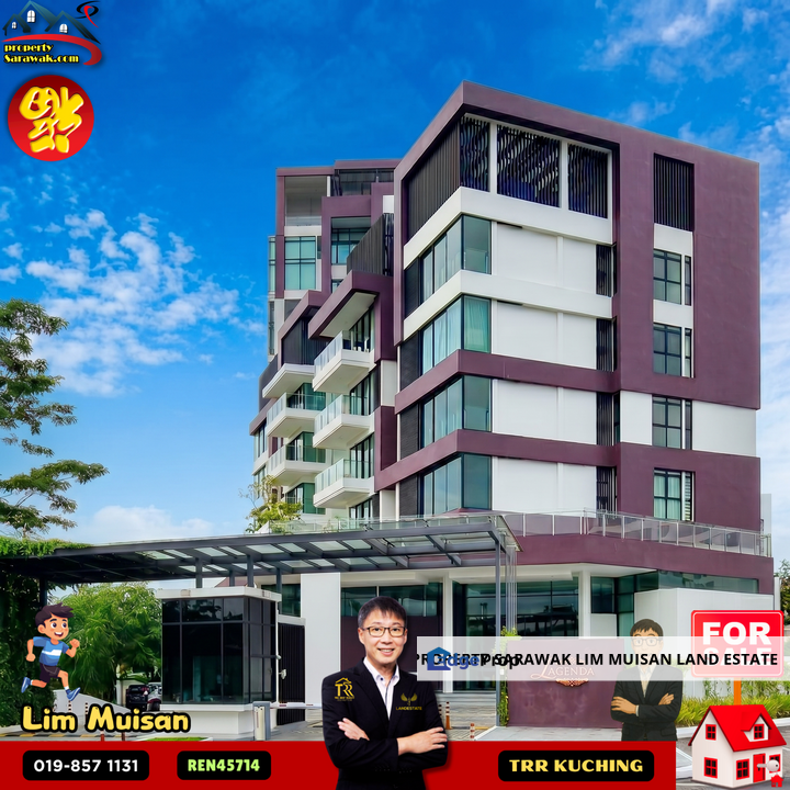 Level-9-10: Lagenda SOHO Duplex Apartment at Jalan Mathies in Kuching for Sale, Sarawak, Kuching