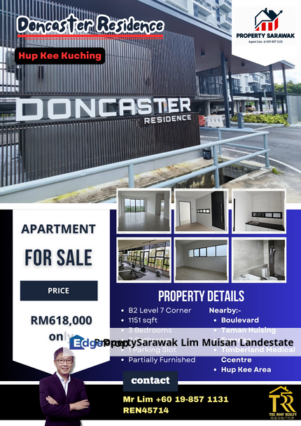 Prime Area Doncaster Residence Corner at Hup Kee In Kuching for Sale, Sarawak, Kuching