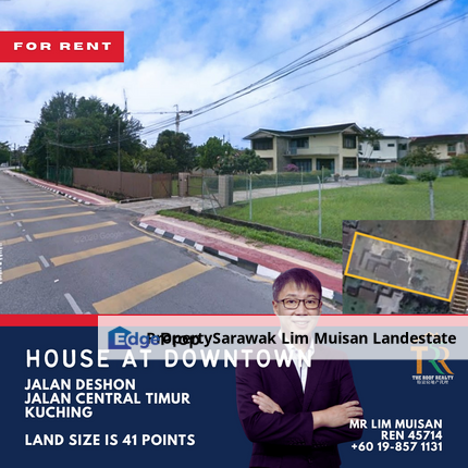 Double Storey Detached at Downtown Jalan Deshon in Kuching for Sale, Sarawak, Kuching