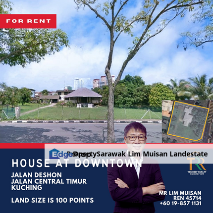 Single Storey Detached at Downtown Jalan Deshon Jalan Central Timur in Kuching for Sale, Sarawak, Kuching