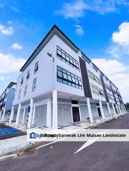 Ground Floor Shoplot Corner Directly Facing Main Road in Parkway @ Stutong Baru for Sale, Sarawak, Kuching