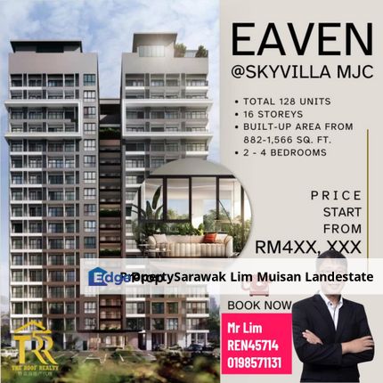 New Raven @ Sky Villa Residences New Launch Block (E)aven!, Sarawak, Kuching