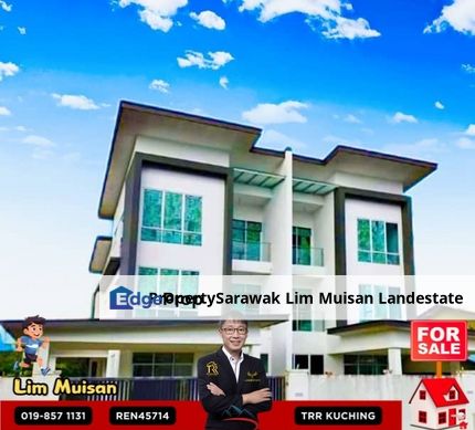 2.5 Storey Semi D at Jalan Seng Goon Garden in Kuching for Sale, Sarawak, Kuching