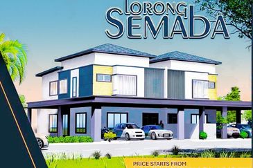 New Semi-Detached House at Semaba in Kuching for Sale! 