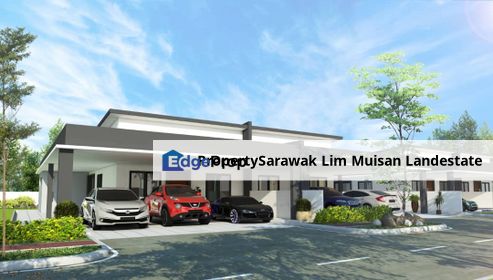 New single storey terrace house at Moyan area for sale, Sarawak, Kuching