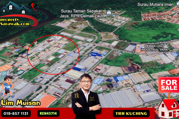 Industrial Land at Demak Laut Industrial Park in Kuching for Sale!
