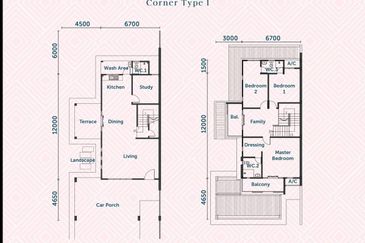 Double Storey Corner at Pines Residence (Opposite MJC) in Kuching for Sale