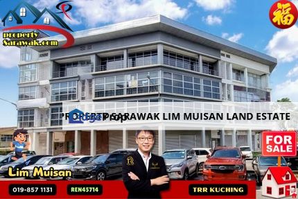 3 Adjoining 4-Storey Shop Lots at Jalan Keretapi in Kuching for Sale!, Sarawak, Kuching