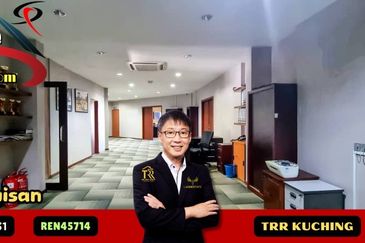 3 Adjoining 4-Storey Shop Lots at Jalan Keretapi in Kuching for Sale!