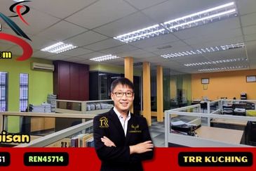 3 Adjoining 4-Storey Shop Lots at Jalan Keretapi in Kuching for Sale!