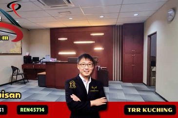 3 Adjoining 4-Storey Shop Lots at Jalan Keretapi in Kuching for Sale!