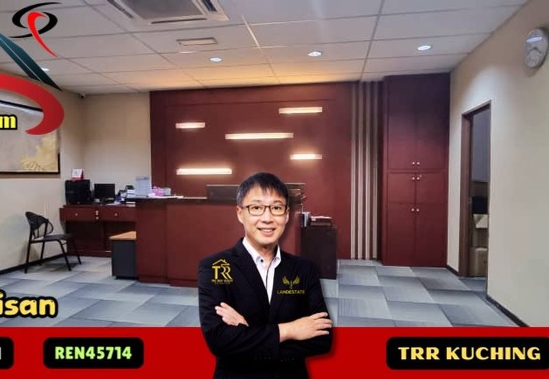 3 Adjoining 4-Storey Shop Lots at Jalan Keretapi in Kuching for Sale!