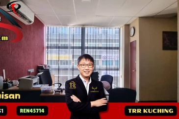 3 Adjoining 4-Storey Shop Lots at Jalan Keretapi in Kuching for Sale!