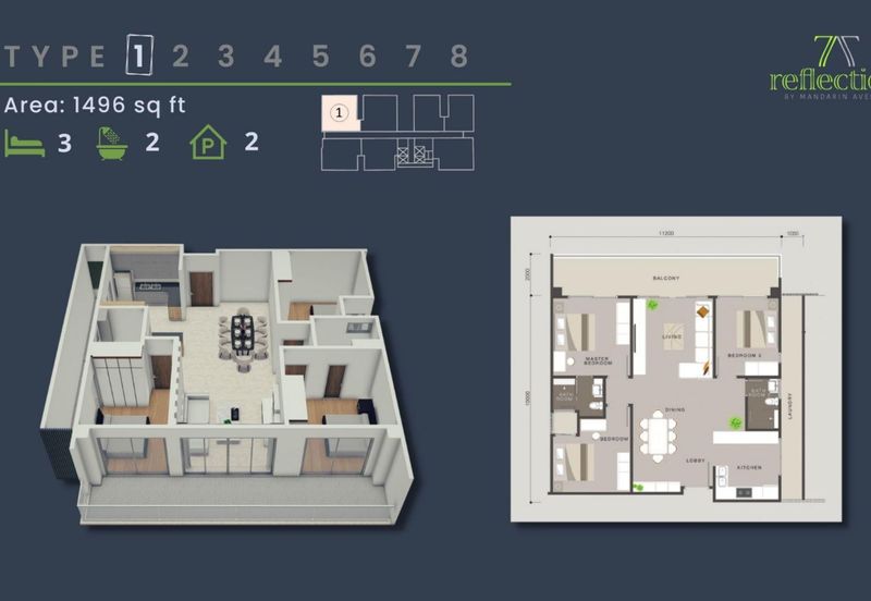 7 Reflection Residences at Kuching Waterfront