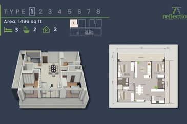 7 Reflection Residences at Kuching Waterfront