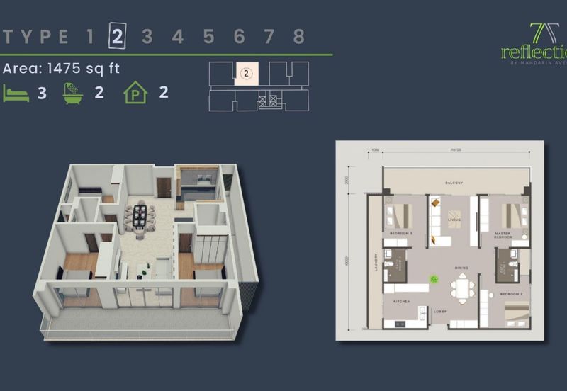 7 Reflection Residences at Kuching Waterfront