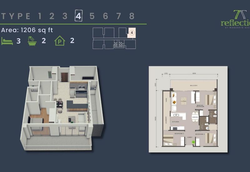 7 Reflection Residences at Kuching Waterfront