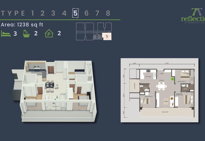 7 Reflection Residences at Kuching Waterfront