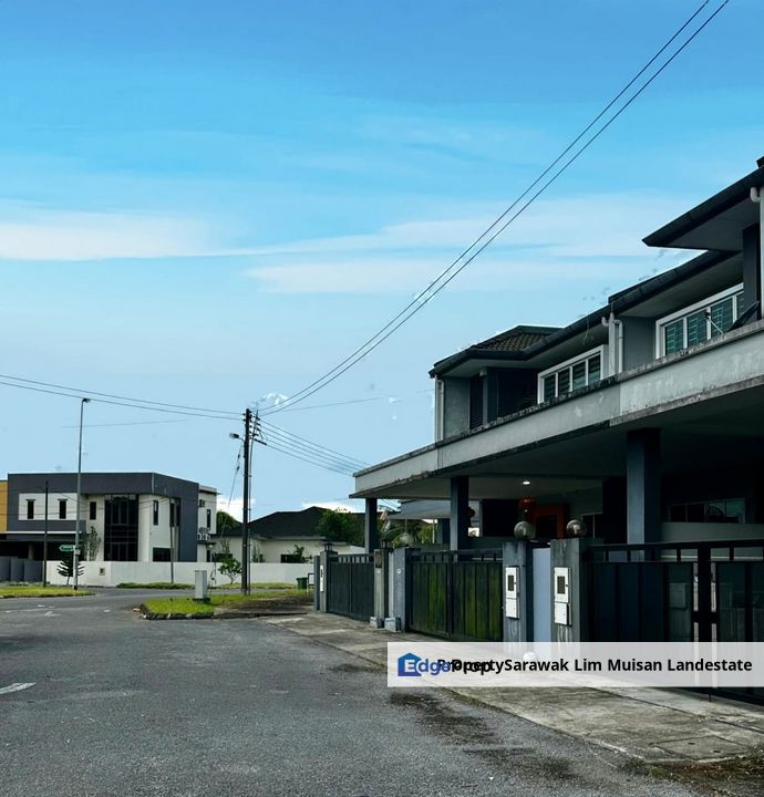 Double Storey Corner House at Field Force Batu Kawa in Kuching for Sale ...