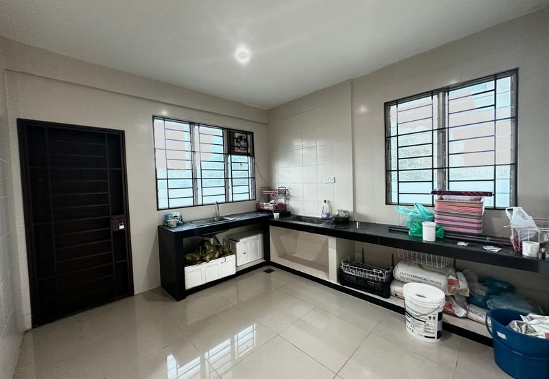 Double Storey Corner House at Field Force Batu Kawa in Kuching for Sale