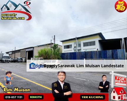 Double Storey Semi Detached Warehouse at Muara Tabuan Light Industrial Park in Kuching for Rent, Sarawak, Kuching