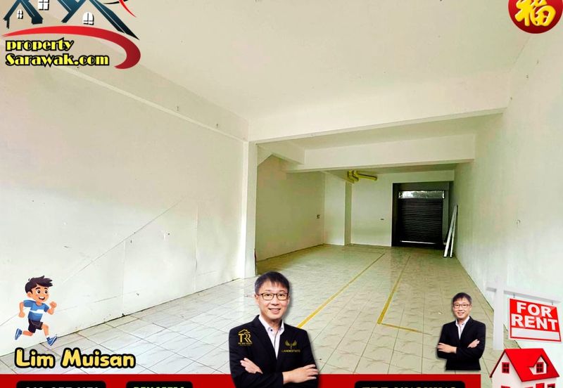 Ground floor Shop at MJC facing main road for rent