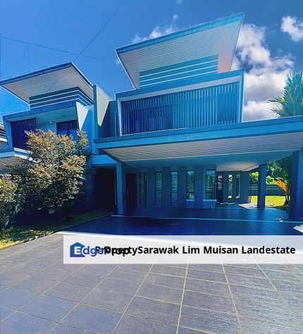 Double Storey Semi Detached at Jalan Stutong Tabuan Height in Kuching for Sale, Sarawak, Kuching