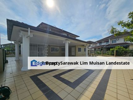 Double Storey Semi-Detached House at Kangkok Stapok in Kuching for Rent!, Sarawak, Kuching