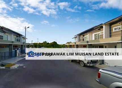 Double Storey Terrace at Jalan Merpati (Near to Merlin Garden) for Sale, Sarawak, Kota Samarahan