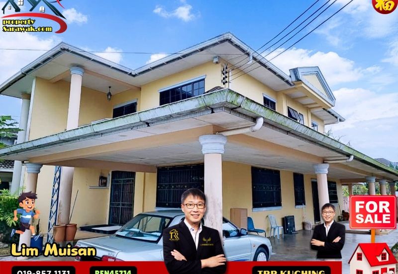 Double Storey Semi Detached at Jalan Sherip Masahor in Kuching for Sale