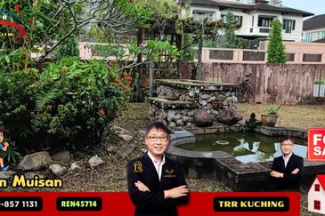 Double Storey Semi Detached at Jalan Sherip Masahor in Kuching for Sale