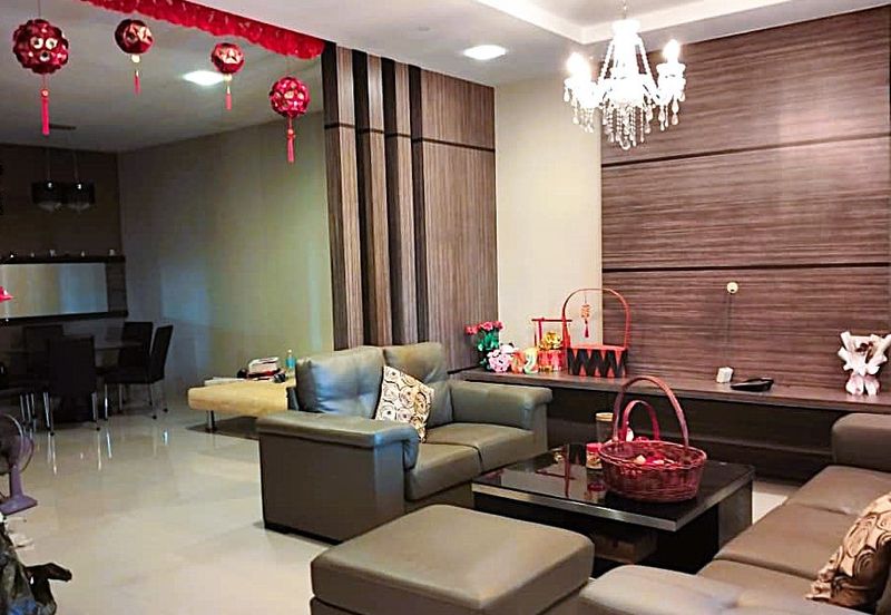 Double Storey Terrace at Top Green Heights in Kuching for Sale