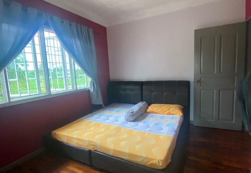 Double Storey Semi Detached House at Charming / Sunny Hill Garden in Kuching for Sale