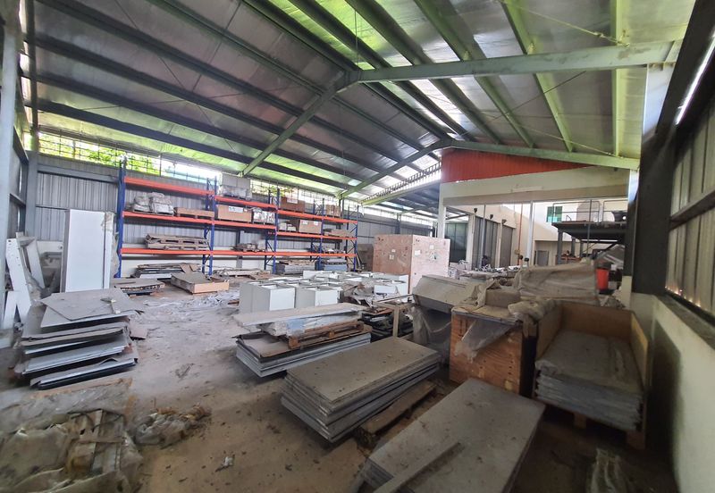 Semi Detached Warehouse at Jalan Demak Maju in Kuching for Sale